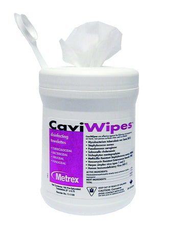 CaviWipes Disinfecting Towelette, Regular 6in x 6.75in 3 Minute Action