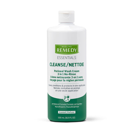 Remedy Essentials No-Rinse perineal 3-in-1 Wash Cream