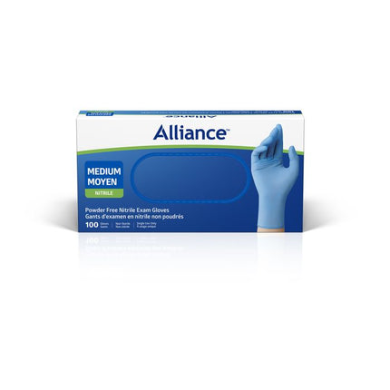 Alliance Powder-Free Nitrile Exam Glove, Blue