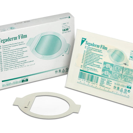 3M Tegaderm Transparent Dressing, 4" x 4.3" (10 cm x 11 cm), Oval