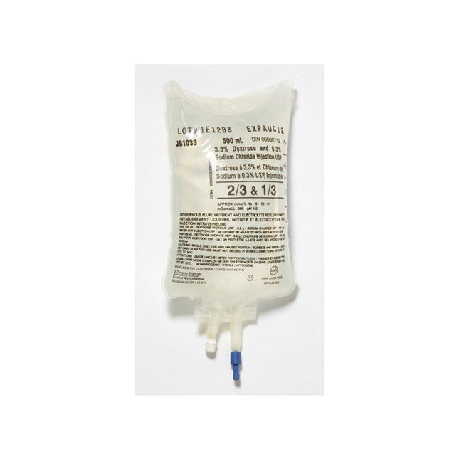 Baxter Dextrose 3.3% and Sodium Chloride 0.3% Injection Solution
