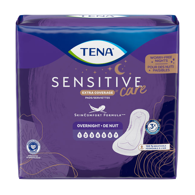 TENA Intimates Overnight Pads, Maximum Absorbency