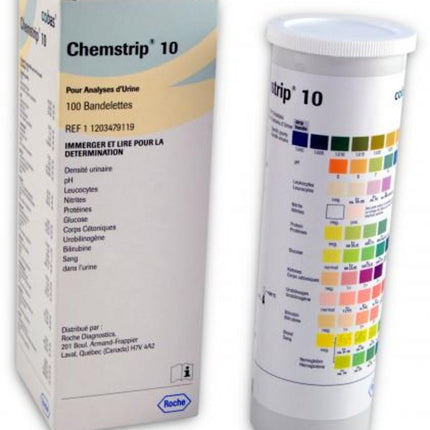 Chemstrip Urine Test Strips, Chemstrip 10