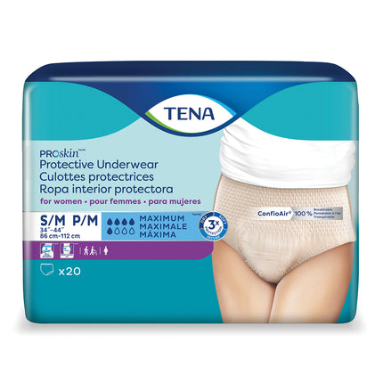 TENA ProSkin Underwear for Women - Maximum Absorbency