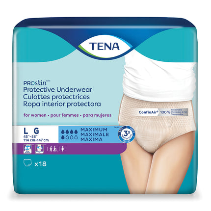 TENA ProSkin Underwear for Women - Maximum Absorbency