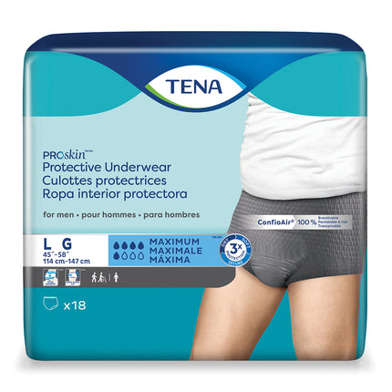 TENA ProSkin Underwear for Men - Maximum Absorbency