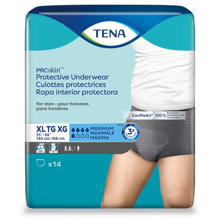 TENA ProSkin Underwear for Men - Maximum Absorbency