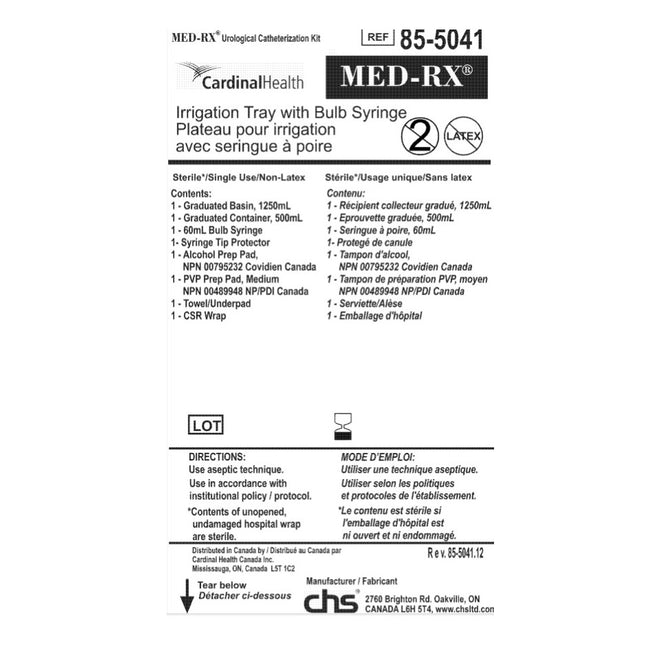 Med-Rx® Irrigation Tray with Bulb Syringe - 85-5041