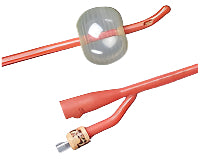 Bard Lubricath Tiemann 2-Way Med Olive Coude-Tip  Foley Catheter