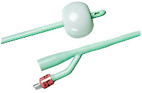 Bard Silastic 2-way Short Round-Tip 2 Opposing Eyes Foley Catheter