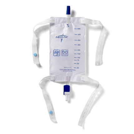 Urinary Leg Bag, Medium (600ml) W/ Flip Drain.