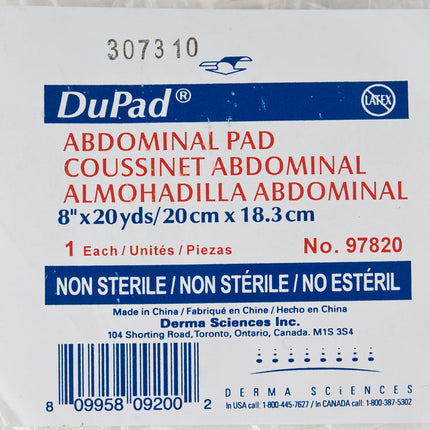 Dupad® Abdominal Pad, Non-Sterile