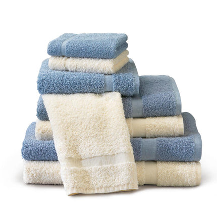 Hand Towel,blue 16x27 3lb Cotton .