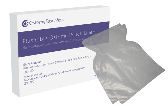 Flushable Pouch Liners, Opening