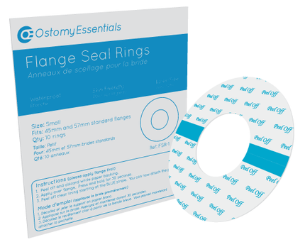 Ostomy Essentials Flange Seal Rings, Size Small