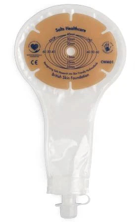 Confidence Wound & Fistula Drainage Pouch W/ Flexifit Small Horizontal