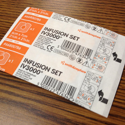 IV3000 Infusion Set Transparent Adhesive Film, C-shape