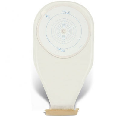 Active Life Drain Pouch W/stomahesive Solid Barrier Cut-to-fit W/out Filter Transparent