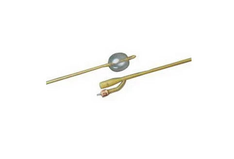 Silastic Latex 2-Way Med Round-Tip 2 Staggered Eyes Foley Catheter