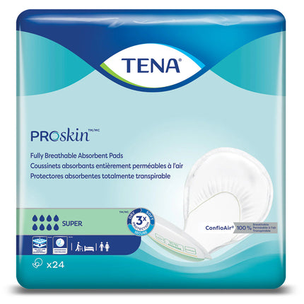 TENA ProSkin Night Super Fully Breathable Large Absorbent Pads
