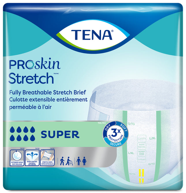 TENA ProSkin Stretch Super Briefs - Fully Breathable
