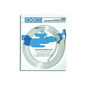 Urocare Clear Vinyl Drainage Tubing with Graduated Adapter and Cap