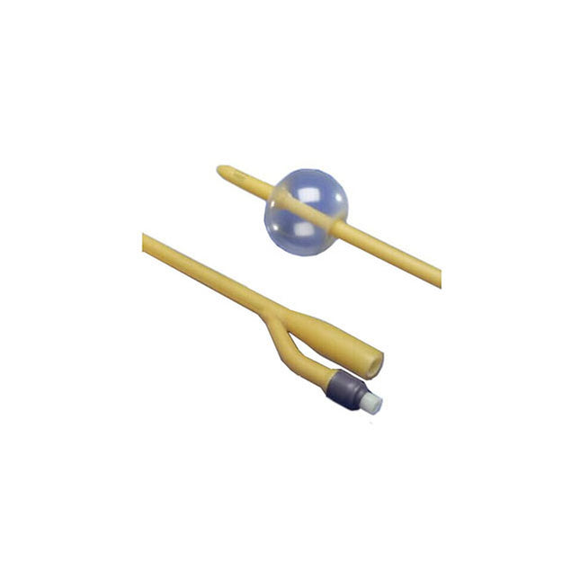 Bardia Foley Catheter, 2-Way Silicone Elastomer With 5cc Balloon
