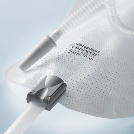 Conveen Security+ leg bag, Clamp outlet, non-sterile