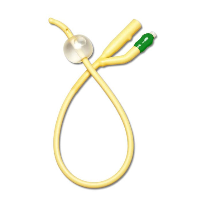 Medline Silicone Coated Coude Tip 2-Way 10cc Catheter