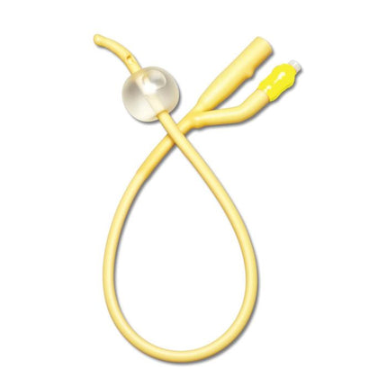 Medline Silicone Coated Coude Tip 2-Way 10cc Catheter