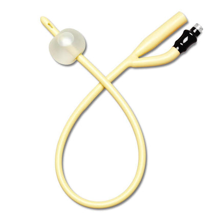 Medline 2-Way Silicone-Elastomer-Coated Latex Foley Catheter, 30 cc (mL), 30 Fr 1 12/CS