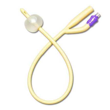 Medline Foley Silicone Coated 2-Way 10cc Catheter