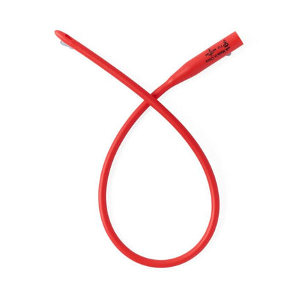 Medline Red Rubber Latex All-Purpose Intermittent Catheter