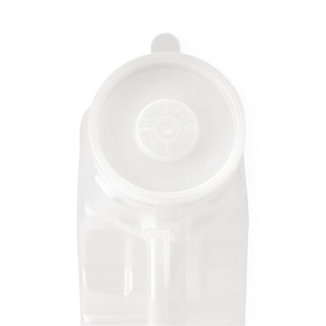 Medline Single-Use Plastic Male Urinal with Lid