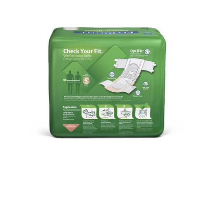 Medline FitRight OptiFit Ultra Disposable Brief S 80Ct