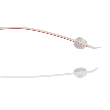 FoleySil 100% Silicone Tiemann Coude Catheter, 2-Way, 10 cc Balloon