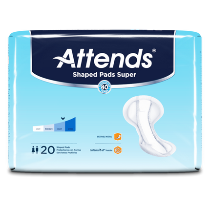 Attends Shaped Pads Plus