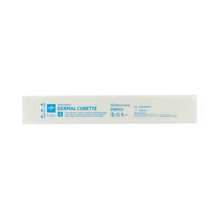Medline Sterile Single-Use Dermal Curette, 3.0 mm