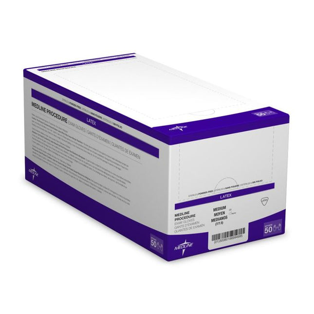 Sterile Powder-Free Latex Exam Gloves - Pair