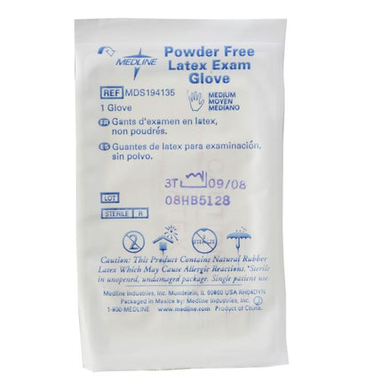 Sterile Powder-Free Latex Exam Gloves - Pair