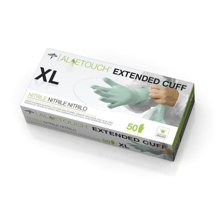 AloeTouch® Powder-Free Nitrile Chemo Exam Glove, Extended Cuff, 12"