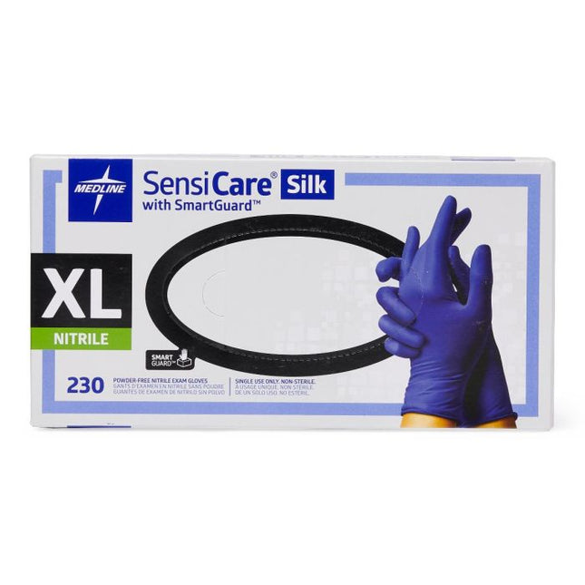 SensiCare Silk Powder-Free Nitrile Exam Glove