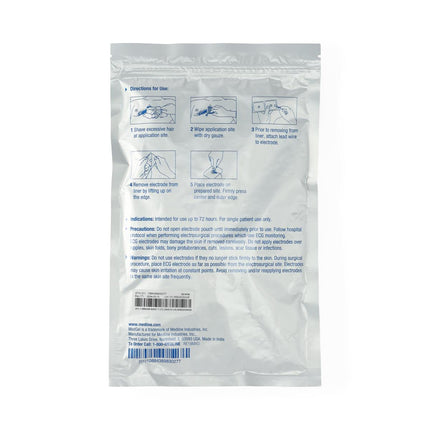 MedGel General Monitoring Cloth Electrode, Adult, Pack of 50