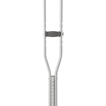 Medline Aluminum Push-Button Adjustable Crutch, Adult Medium