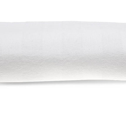 Medline Herringbone Spread Blanket, White