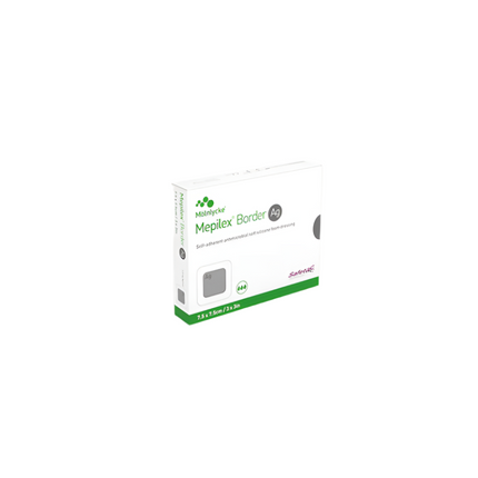 Molnlycke  Mepilex Border Ag Antimicrobial Foam Dressing with Silver