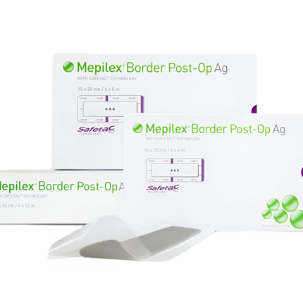 Mepilex Border Post-Op Ag Antimicrobial