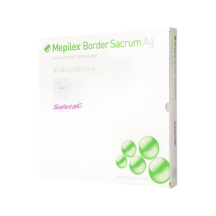 Mepilex Border Ag Absorbent All-In-One Silver Foam Dressing