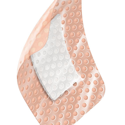 Optifoam® Gentle Lite Silicone Adhesive Foam Dressing with Border, 1.5" x 2" (4 cm x 5 cm)