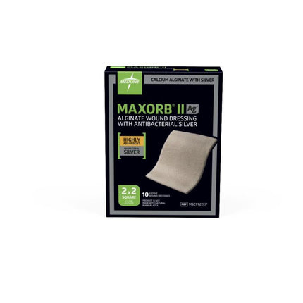 Medline Maxorb II Ag Silver 100%-Calcium Alginate Dressing